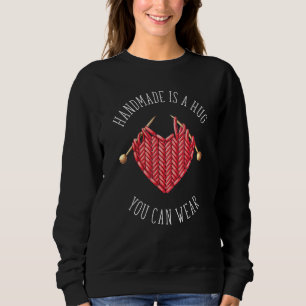 Sudadera Hecho a mano es un abrazo que puedes llevar puesto