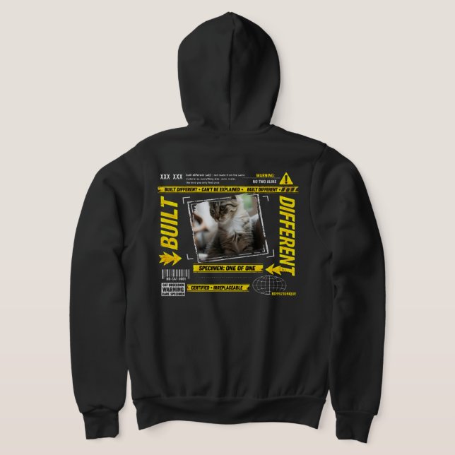 Sudadera Hecho a Medida Diferente Amante de los Gatos – Reg (Distribución Reverso )