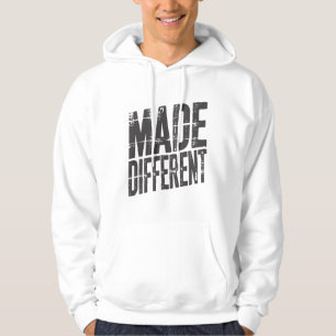 Sudadera Hecho Diferente Tipografía Negrita Motivacional 
