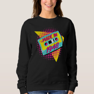 Sudadera Hecho en 1948 74º cumpleaños 80s 90s 1990s Nos