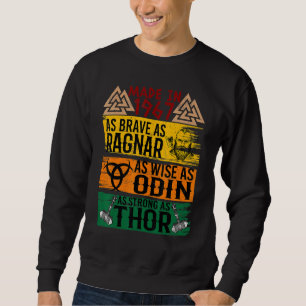 Sudadera Hecho En 1967 Tan Valiente Como Ragnar Tan Sabio C
