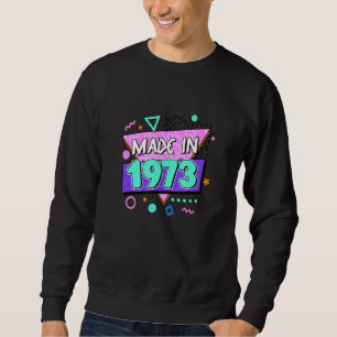Sudadera Hecho en 1973 49º cumpleaños 80s 90s 1990s Nos