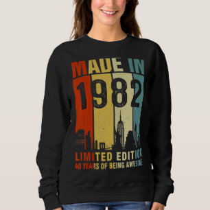 Sudadera Hecho en 1982 40 años 40 cumpleaños 1