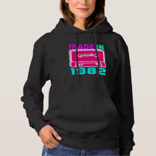 Sudadera Hecho en 1982 en los 80 Amor por los 80 Tema Retr