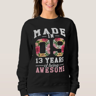 Sudadera Hecho En 2009 13 Años De Ser Amilde 13º Nacimiento