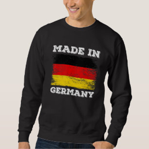 Sudadera Hecho En Alemania Con Diseños Gráfico De Bandera A