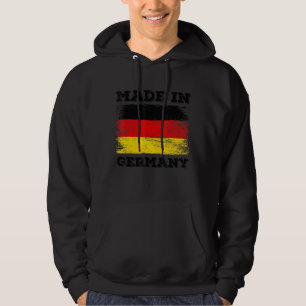 Sudadera Hecho En Alemania Con Diseños Gráfico De Bandera A