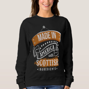 Sudadera Hecho En América Con Ingredientes Escoceses Escoc