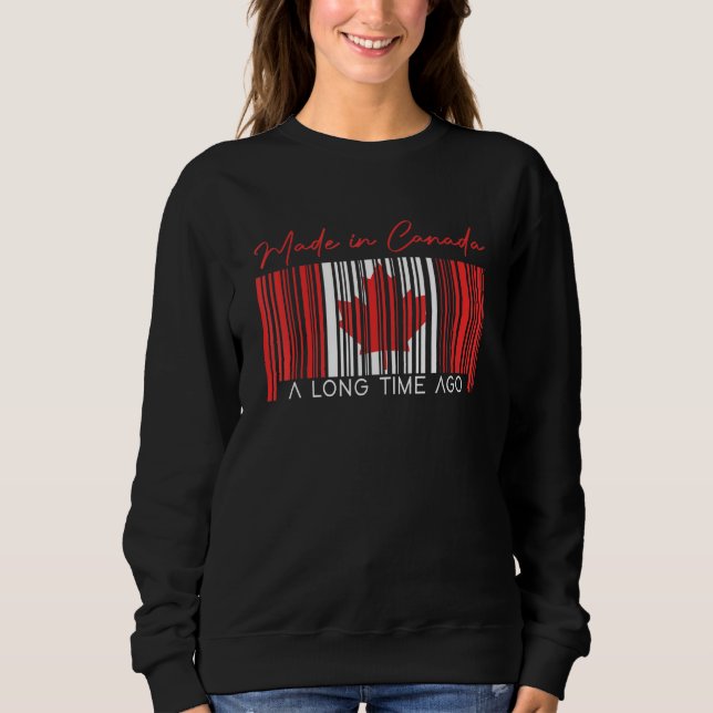 Sudadera Hecho En Canadá Hace Mucho Tiempo (Anverso)