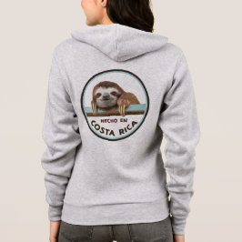 Sudadera Hecho en Costa Rica Sloth hoodie