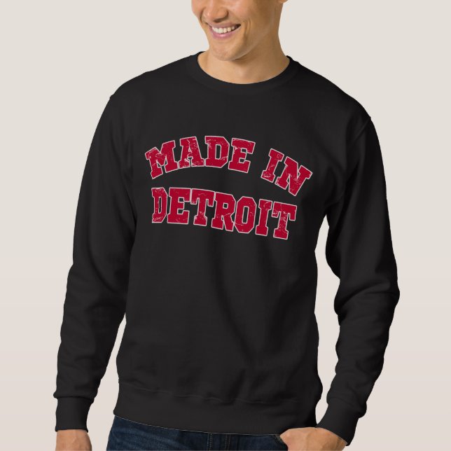 Sudadera Hecho en Detroit (Anverso)