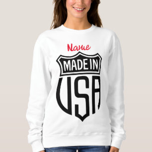 Sudadera Hecho en EE.UU. Rótulo Thunder_Cove