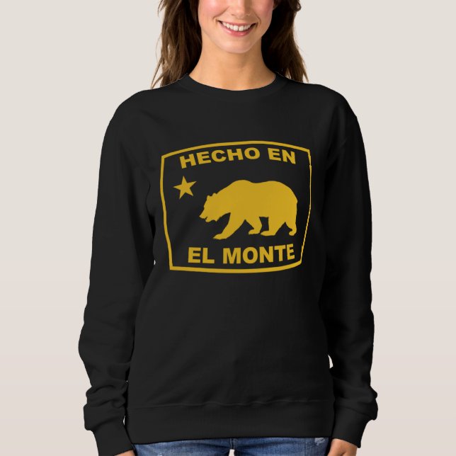 Sudadera Hecho en El Monte California Republic Pacific Coas (Anverso)