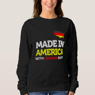 Sudadera Hecho En Estados Unidos Con Partes Alemanas Orgull
