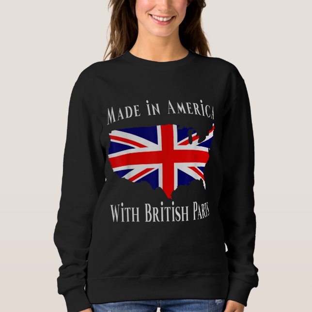 Sudadera Hecho En Estados Unidos Con Partes Británicas Dive (Anverso)