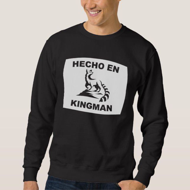 Sudadera Hecho en Kingman Arizona Ringtail State Animal (Anverso)