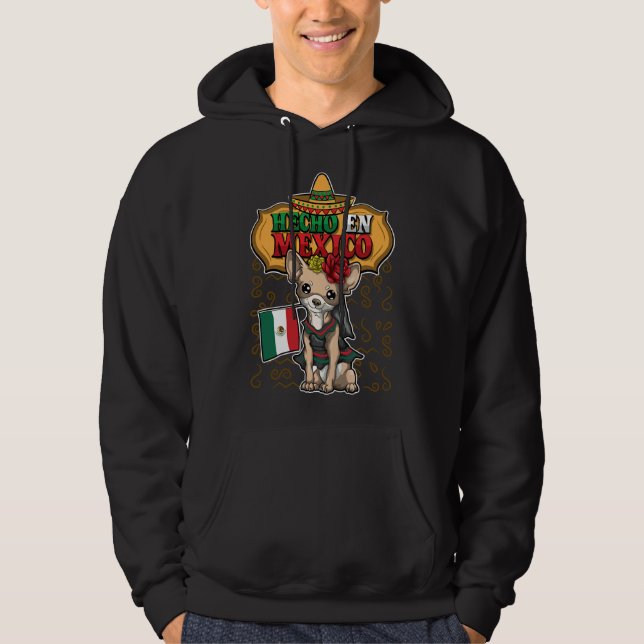 Sudadera Hecho en México Animales Mexicanos Chihuahua Mexic (Anverso)
