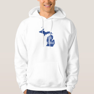 Sudadera Hecho En Michigan, Con Forma De Michigander Michig