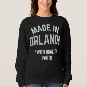 Sudadera Hecho En Orlando Slogan Nacido En Orlando