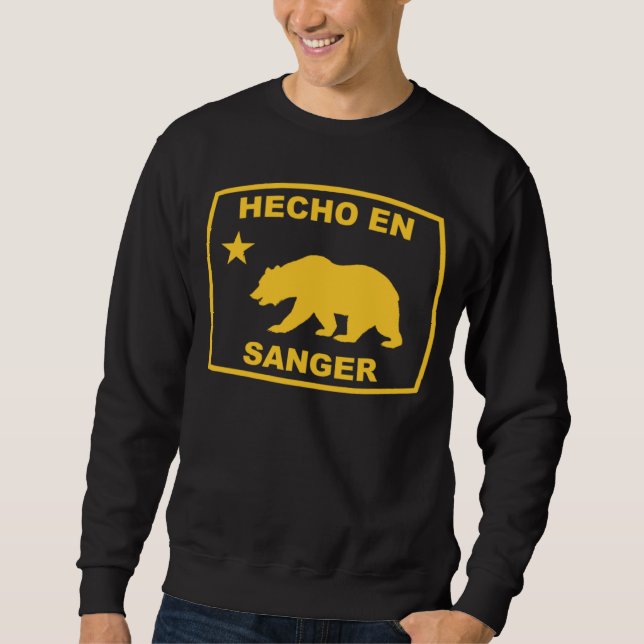 Sudadera Hecho en Sager California Republic Pacific Coast (Anverso)