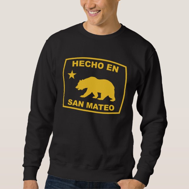 Sudadera Hecho en San Mateo California Republic Pacific Coa (Anverso)