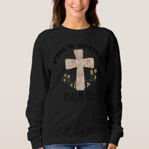 Sudadera Hecho Para Adorar Fe Cristiana Alabanza Salmo Bibl