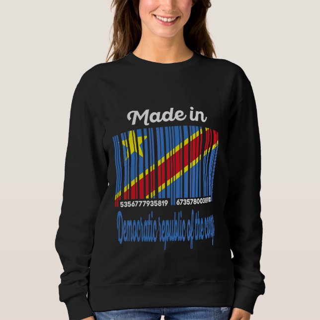Sudadera Hecho República Democrática del Congo (Anverso)