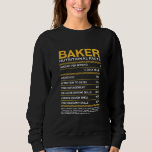 Sudadera Hechos De Nutrición De Baker Hechos De Hacerse El 