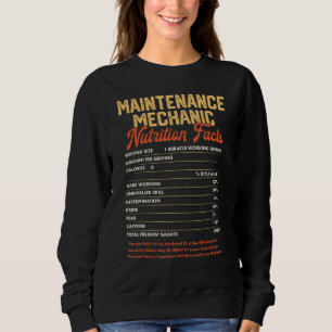 Sudadera Hechos de nutrición mecánica de mantenimiento Homb
