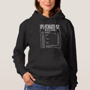 Sudadera Hechos de nutrición psiquiátrica