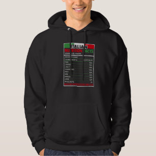Sudadera Hechos Nutricionales Italianos Para Una Italia