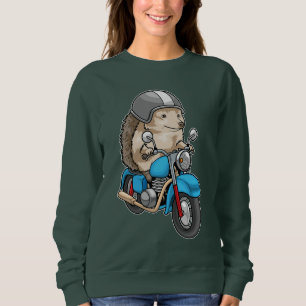 Sudadera Hedgehog Motorcycle