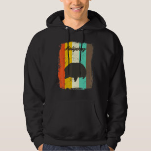 Sudadera Hedgehog Retro 70 Animal de color