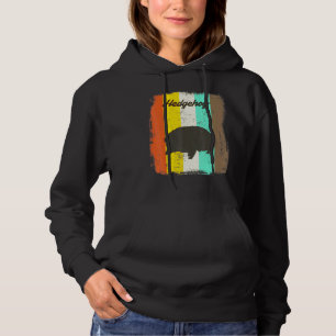 Sudadera Hedgehog Retro 70 Animal de época
