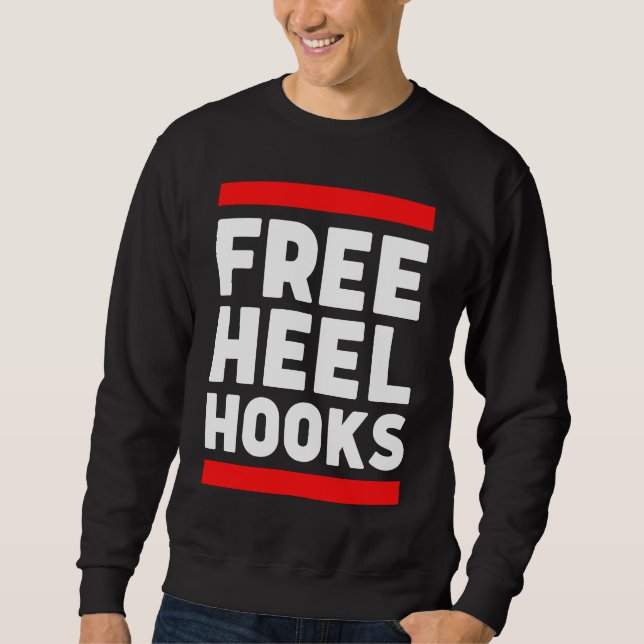 Sudadera Heel Hooks gratis MMA Jiu Jitsu y Judo Fighter (Anverso)