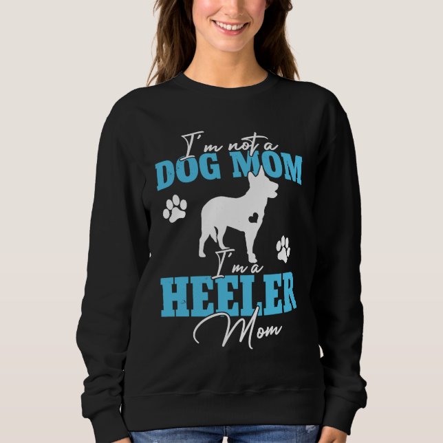 Sudadera Heeler Mom Dog   For Women Heeler Dog Mother's Day (Anverso)