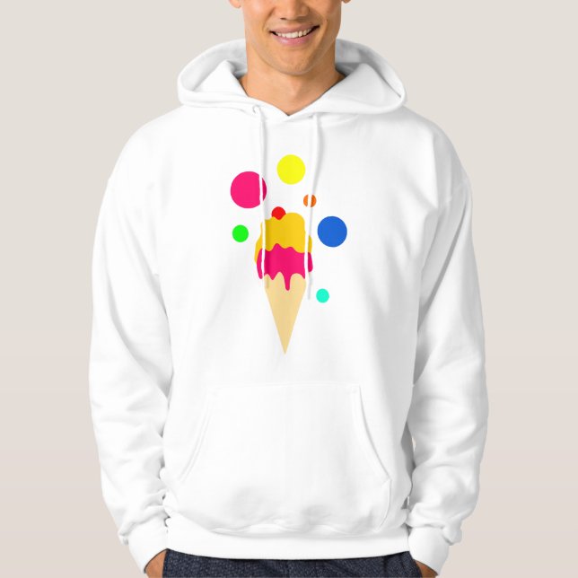 Sudadera helado colorido (Anverso)