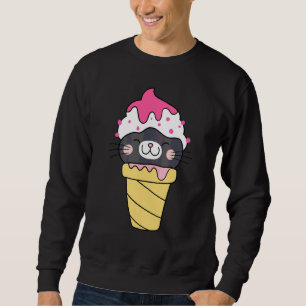 Sudadera Helado de gato lindo Postre de gatito 1