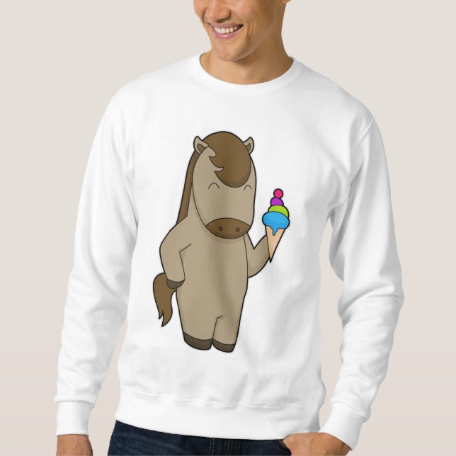 Sudadera Helado de Horse Waffle (Anverso)