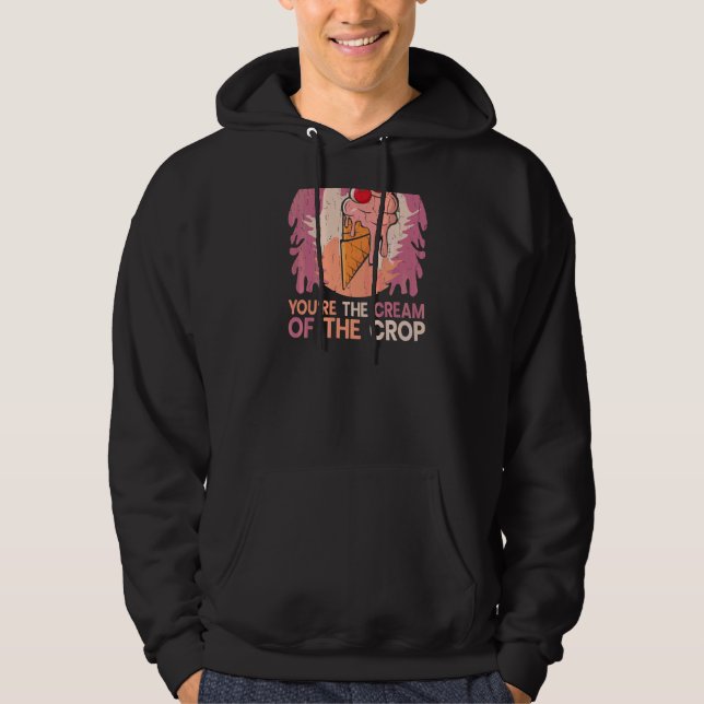 Sudadera Helado de Impresión Posterior de Verano (Anverso)