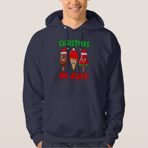 Sudadera Helado De Navidad En Julio En Sombrero De Santa Ni