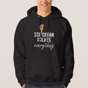 Sudadera Helados resuelven todo el amor helado de los hombr