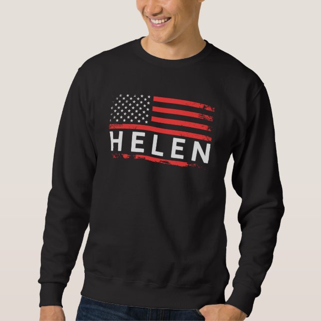 SUDADERA HELEN AMERICAN FLAG FOR HELEN (Anverso)