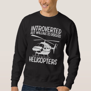 Sudadera Helicóptero Arte Para Hombres Chopper De Aeronaves
