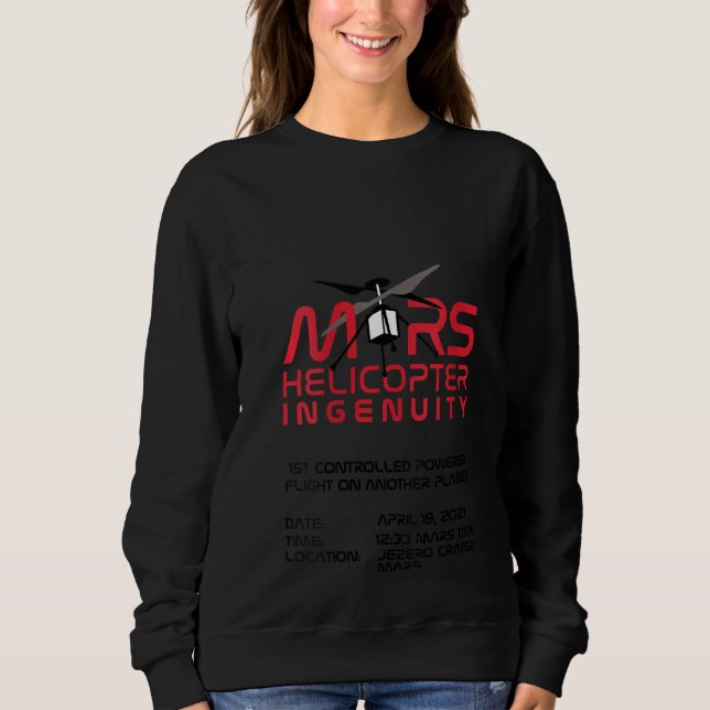 Sudadera Helicóptero Flight Flying Mars 202 (Anverso)