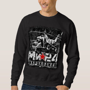Sudadera Helicóptero grande de la Unión Soviética Mi-24