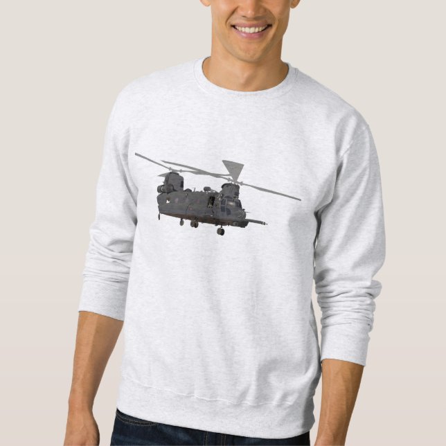 Sudadera Helicóptero militar MH-47 Chinook (Anverso)