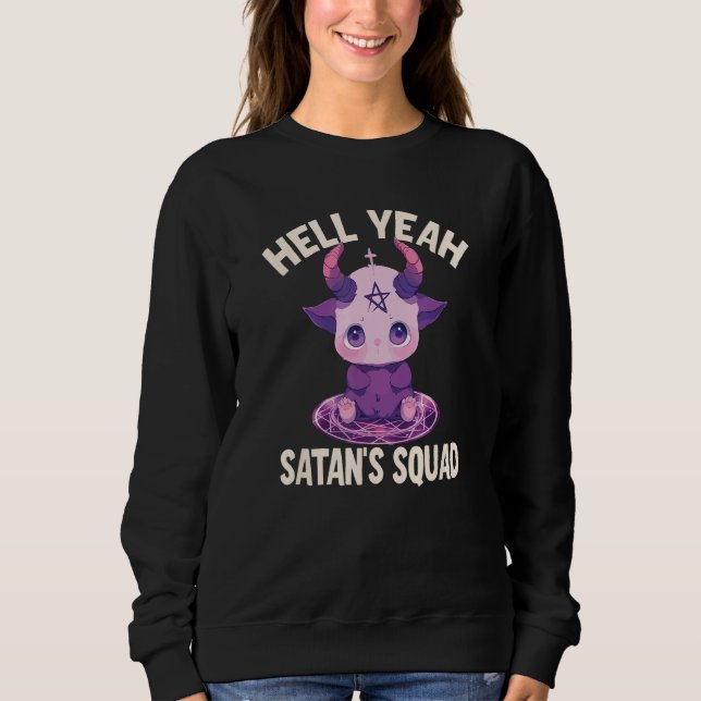 Sudadera Hell Yeah, Satans Squad (Anverso)