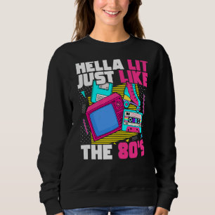 Sudadera Hella se enciende igual que la estética de los 80'