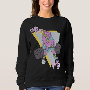 Sudadera Hella Thicc Hella Fit Weightlifbuilding Bodybuildi